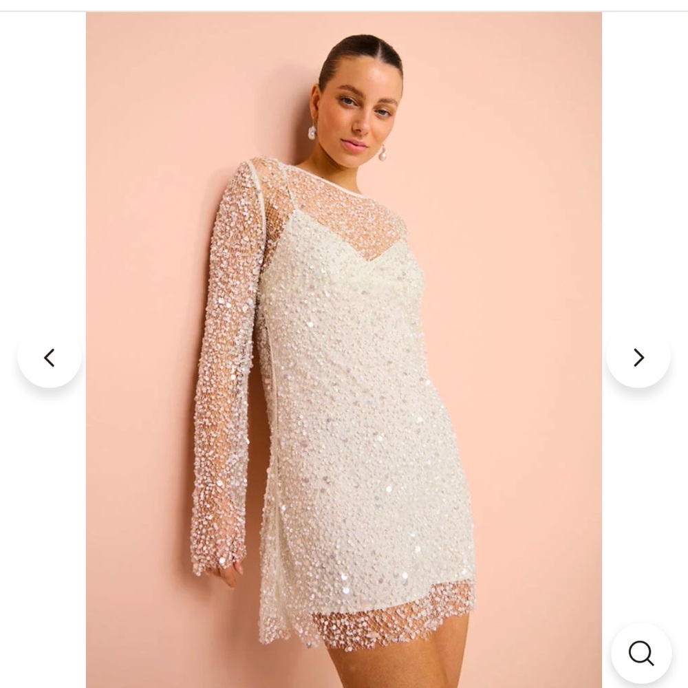 Panflay Marzia crystal-embellished gauze mini dress